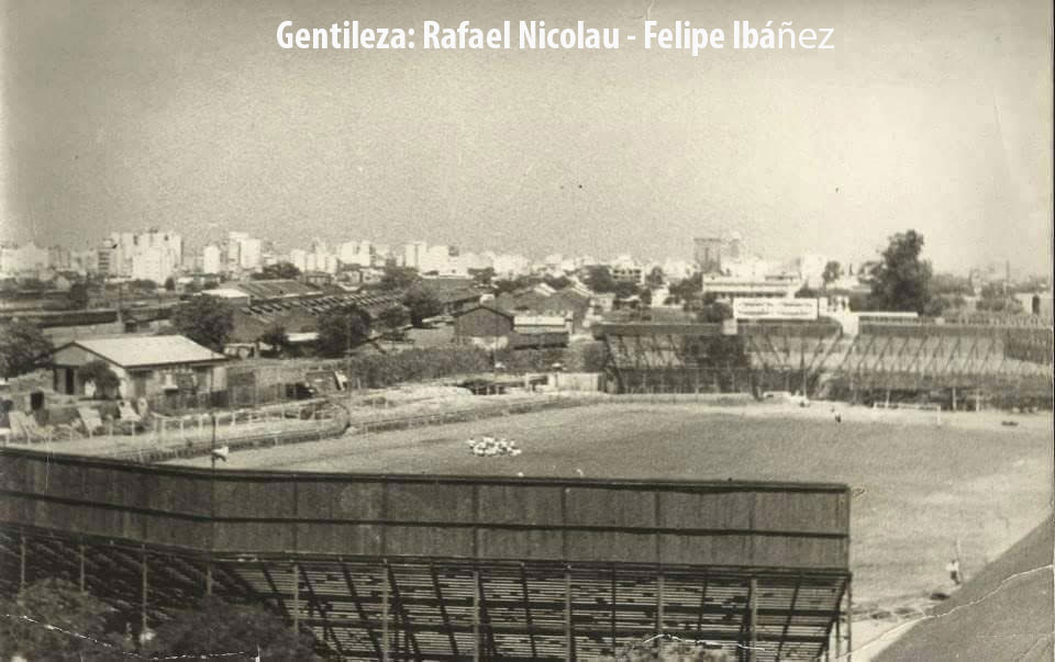 Cancha de Ferro sin la platea de cemento